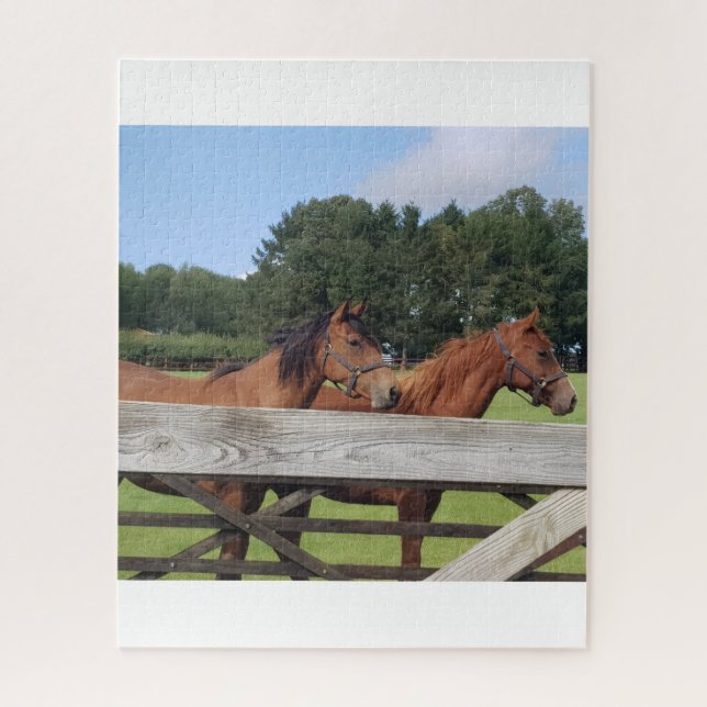 Puzzle Chevaux Majestueux Dans La Nature (Vertical)