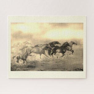 Puzzle Chevaux sauvages