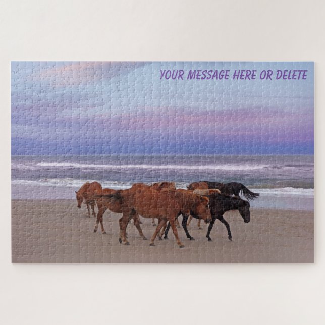Puzzle Chevaux sauvages Banques extérieures OBX Corolla N (Horizontal)
