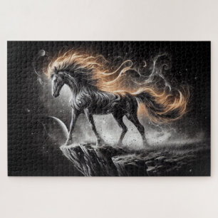 Puzzle Chevaux Sauvages, Chevaux Gallopés, Animaux Majest