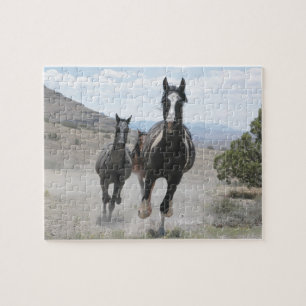 Puzzle Chevaux sauvages de l'Utah courant