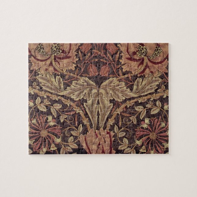 Puzzle Chèvrefeuille par William Morris, Art de fleurs de (Horizontal)