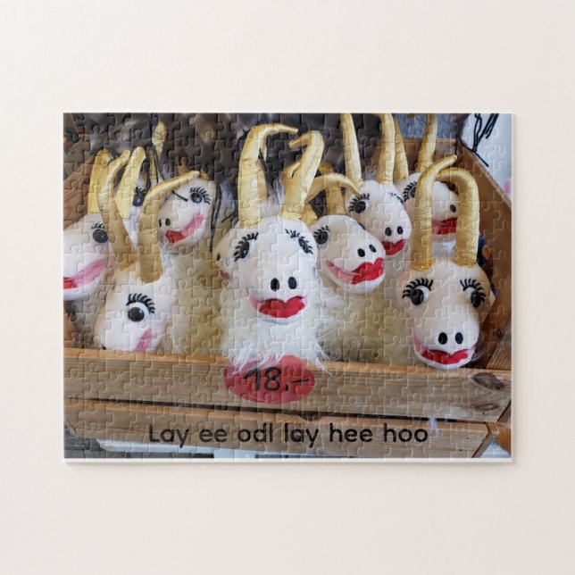 Puzzle Chevrier chante Lay ee odl lay hee hoo  (Horizontal)