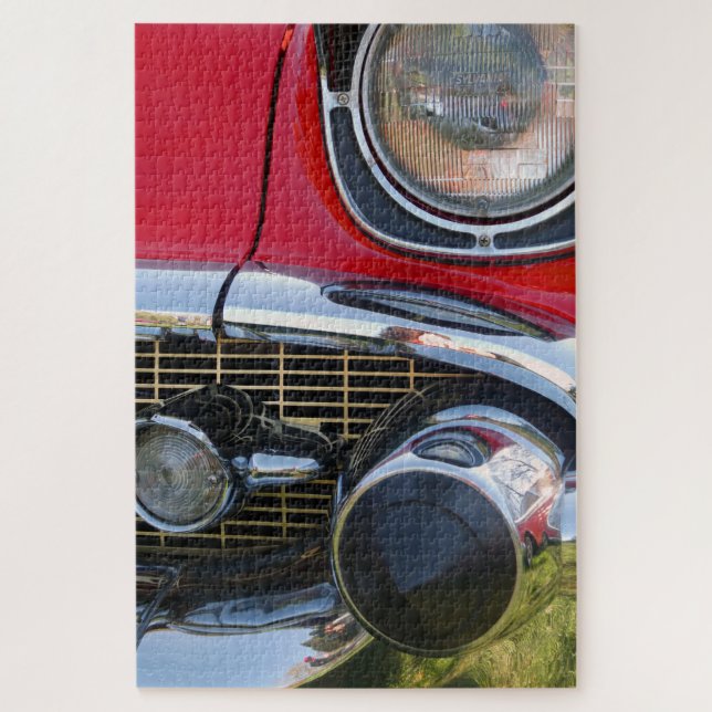 Puzzle Chevrolet Belair, 1957.  (Vertical)