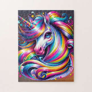 Puzzle Chibi Rainbow Unicorn