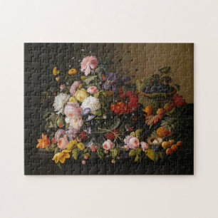 Puzzle Chic Baroque Fleurs Encore Vie Peinture Art