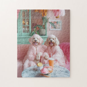 Puzzle Chic Labradooda dans Pink Lounge