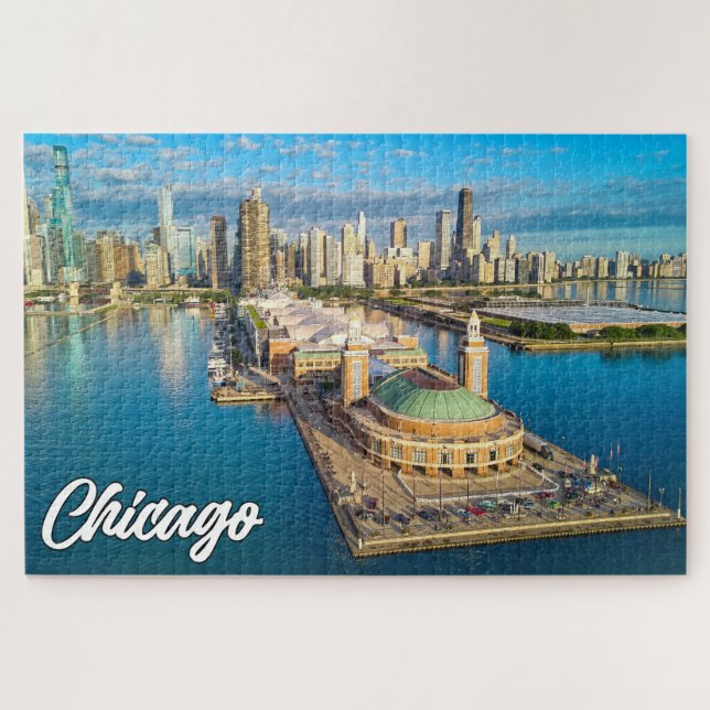 Puzzle Chicago, Illinois, États-Unis (Horizontal)
