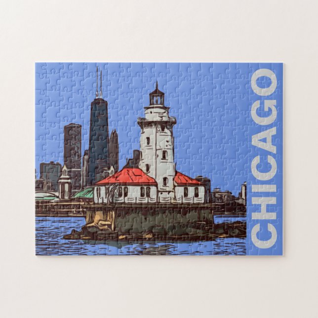 PUZZLE CHICAGO LIGHTHOUSE (Horizontal)