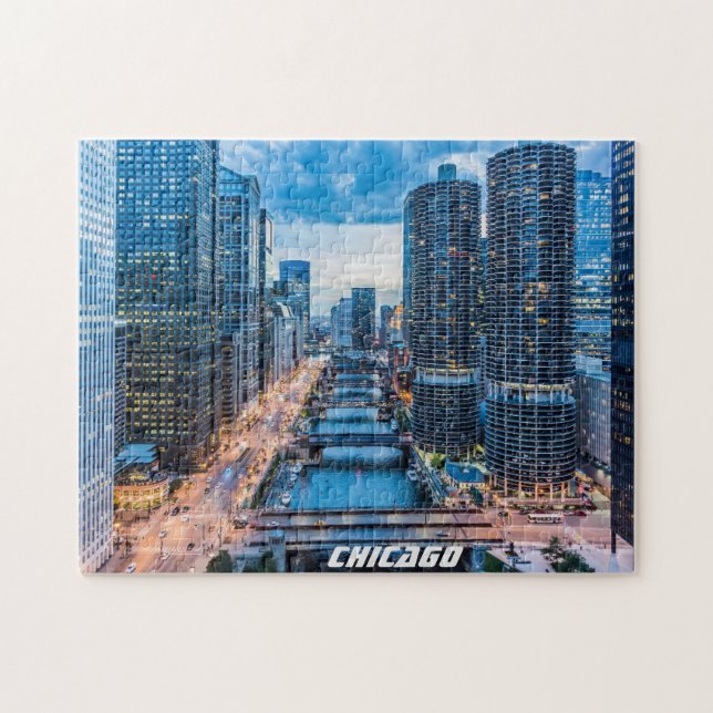 Puzzle Chicago Skyline (Horizontal)