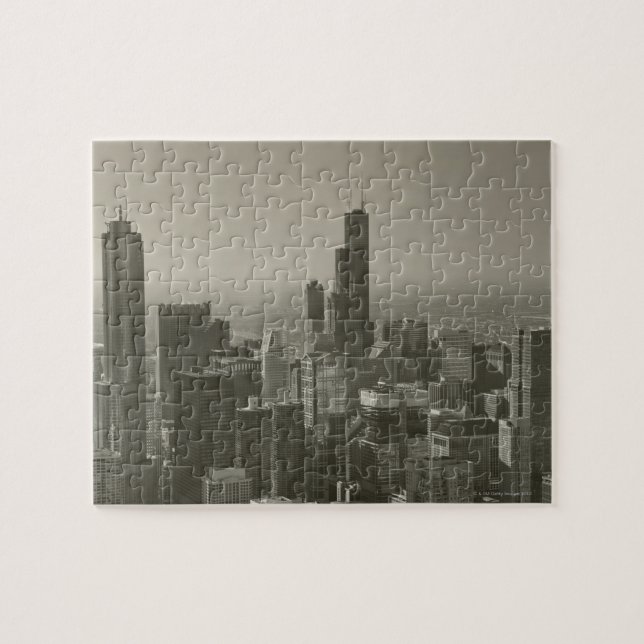 Puzzle Chicago Skyline, John Hancock Centre Skydeck 2 (Horizontal)
