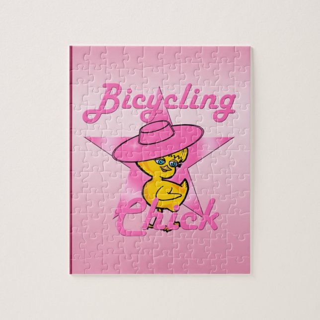 Puzzle Chick à bicyclette #8 (Vertical)