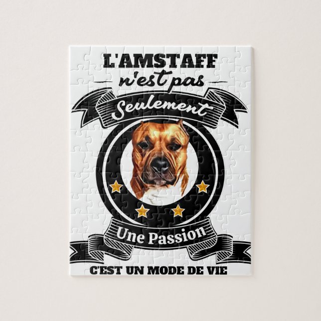 PUZZLE CHIEN AMSTAFF (Vertical)