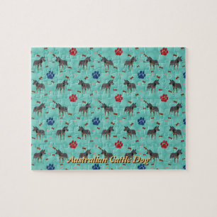 Puzzle Chien australien de bétail de bande dessinée