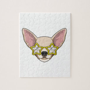 Puzzle Chien avec lunettes de soleil