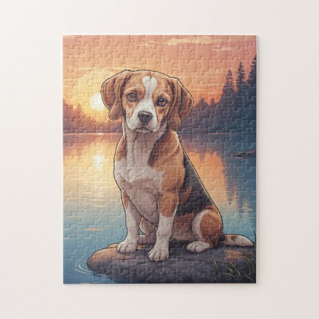 Puzzle Chien Beagle (Vertical)