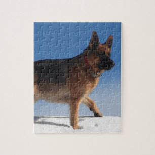 Puzzle Chien berger allemand sain et heureux