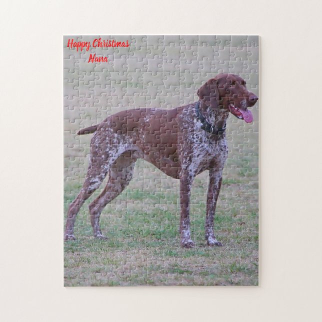 Puzzle Chien Braque Allemand. (Vertical)