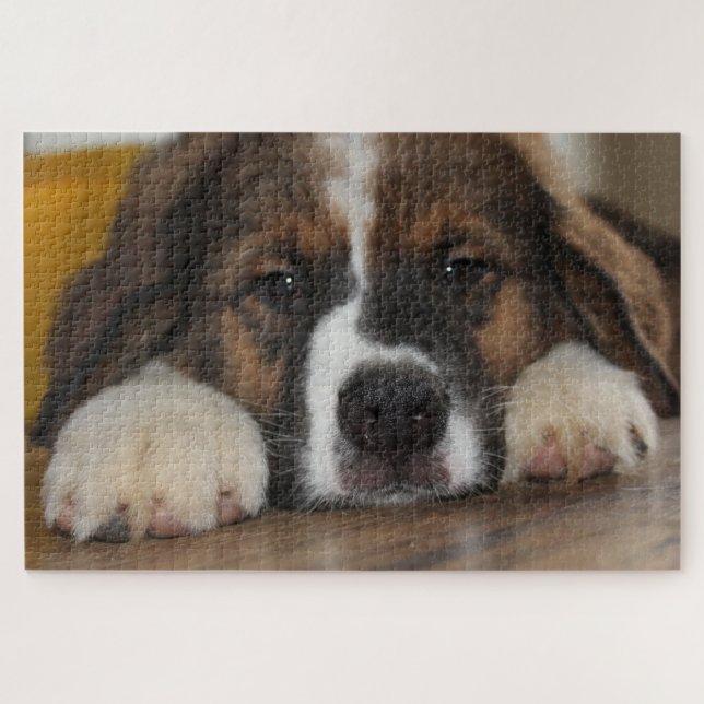 Puzzle Chien chiot (Horizontal)