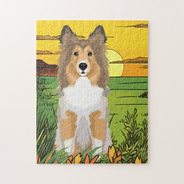 Puzzle Chien Colley (Vertical)