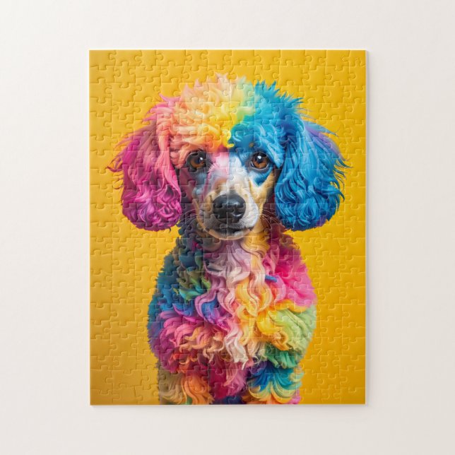 Puzzle Chien Coloré (Vertical)