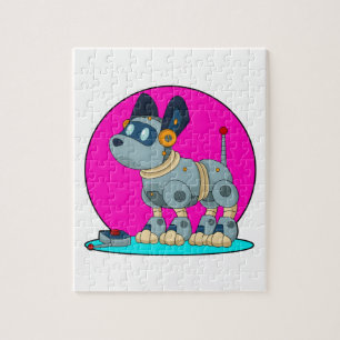 Puzzle Chien comme robot