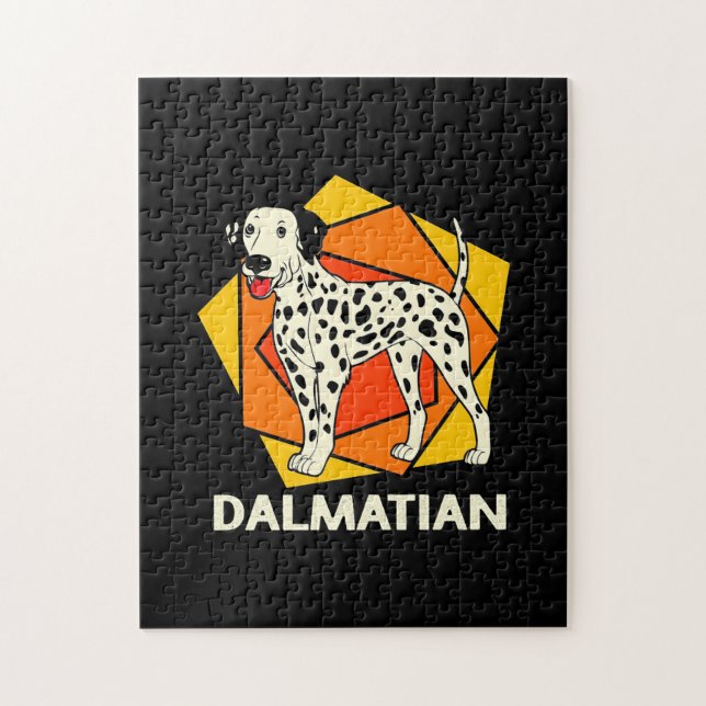 Puzzle Chien dalmate coloré (Vertical)