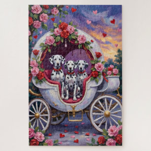 Puzzle Chien Dalmatien Saint-Valentin 