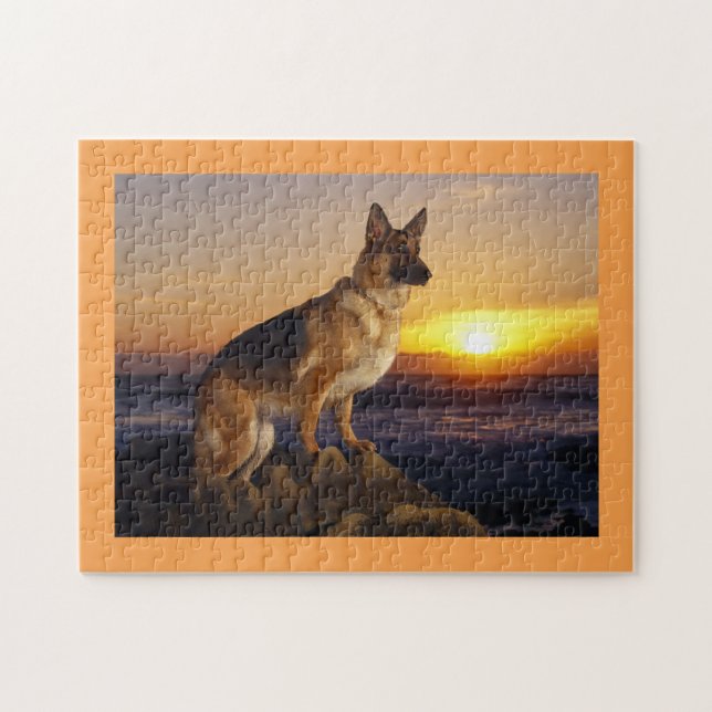 Puzzle Chien de berger allemand (Horizontal)
