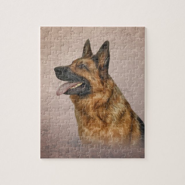 Puzzle Chien de berger allemand (Vertical)