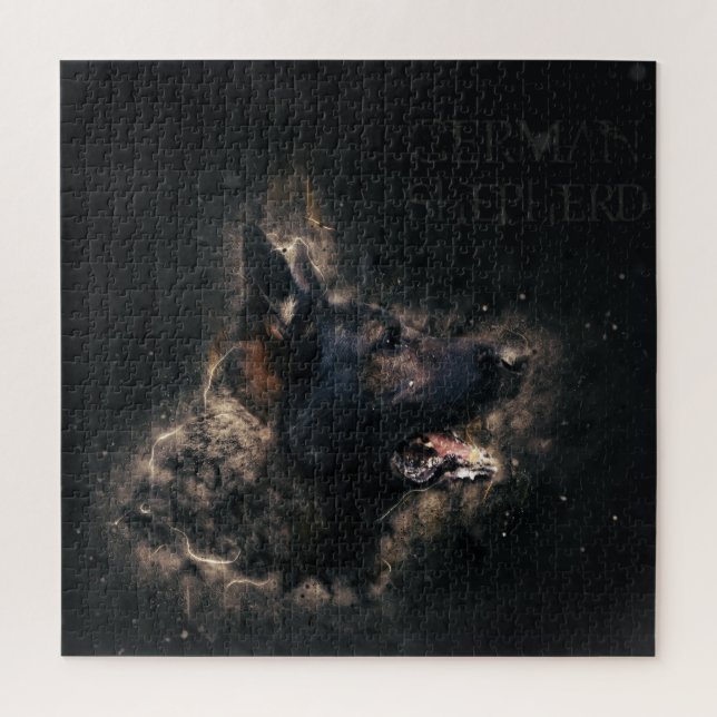 Puzzle Chien de berger allemand de travail - GSD (Vertical)