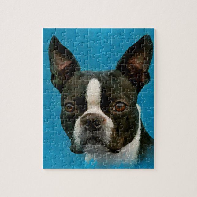 Puzzle Chien de Boston Terrier (Vertical)