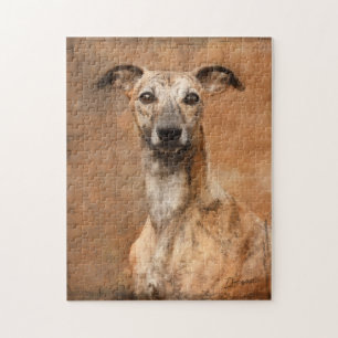 Puzzle Chien de Brindle Whippet