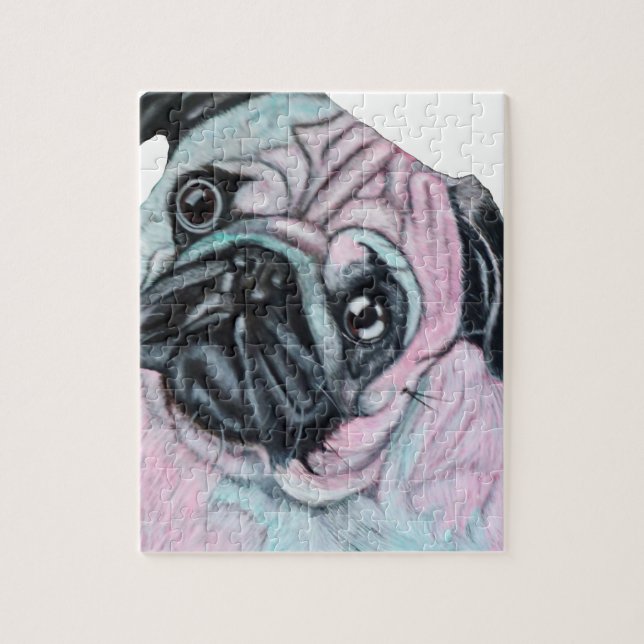 Puzzle Chien de carlin (Vertical)