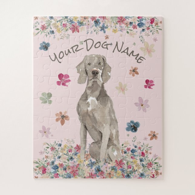 Puzzle Chien de chasse Weimaraner grand format (Vertical)