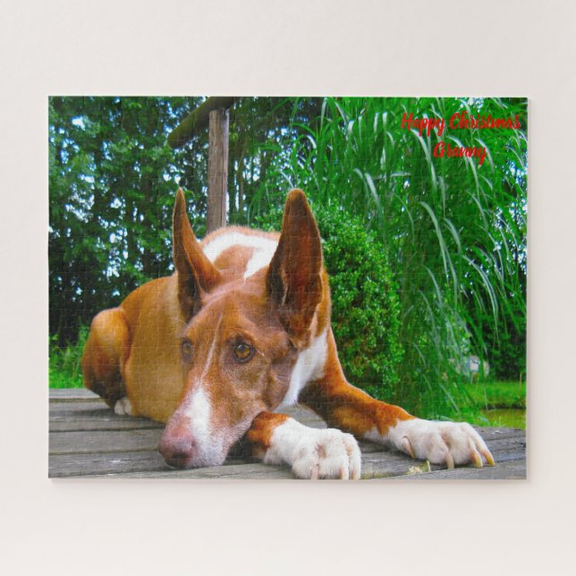 Puzzle Chien de chien Hound du pharaon. (Horizontal)