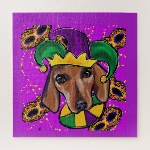 PUZZLE CHIEN DE CHIEN ROUGE