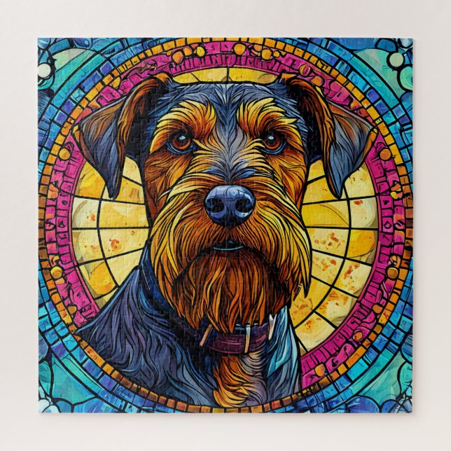 Puzzle Chien de dessin animé mignon (Vertical)