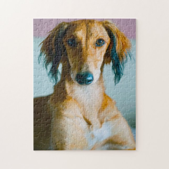 Puzzle Chien de Hound persan. (Vertical)