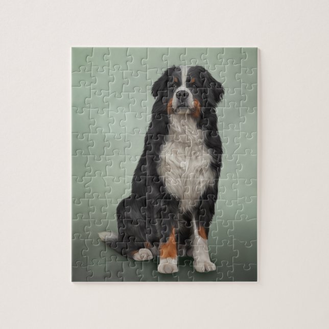 Puzzle Chien de montagne de Bernese (Vertical)