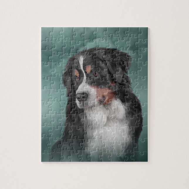 Puzzle Chien de montagne de Bernese (Vertical)