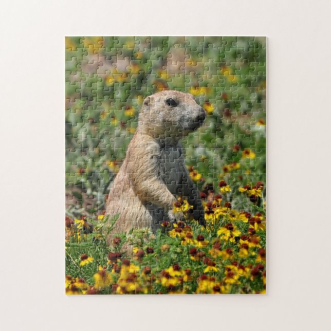 Puzzle Chien de prairie (Vertical)