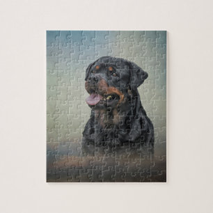 Puzzle Chien de rottweiler