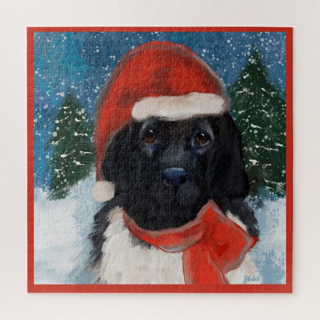 PUZZLE CHIEN DE TERRE-NEUVE (Vertical)