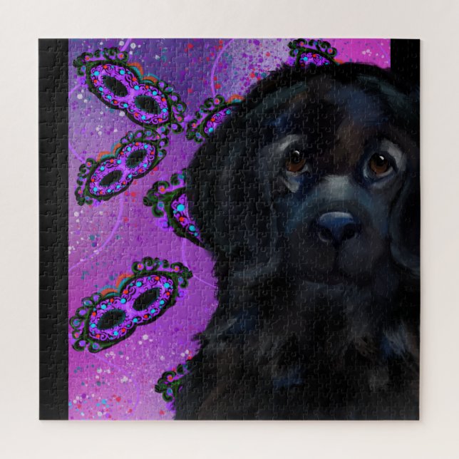 Puzzle Chien de Terre-Neuve               (Vertical)