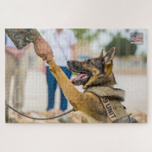 Puzzle CHIEN DE TRAVAIL MILITAIRE AMÉRICAIN (20x30 pouces