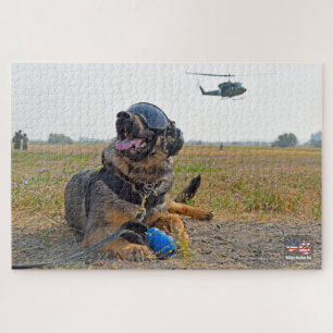 Puzzle CHIEN DE TRAVAIL MILITAIRE AMÉRICAIN (20x30 pouces