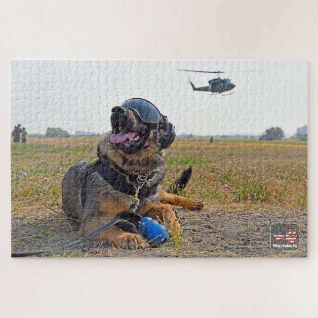 Puzzle CHIEN DE TRAVAIL MILITAIRE AMÉRICAIN (20x30 pouces (Horizontal)