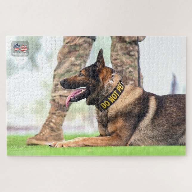Puzzle CHIEN DE TRAVAIL MILITAIRE AMÉRICAIN (20x30 pouces (Horizontal)