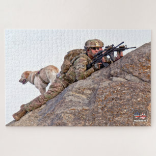 Puzzle CHIEN DE TRAVAIL MILITAIRE AMÉRICAIN (20x30 pouces